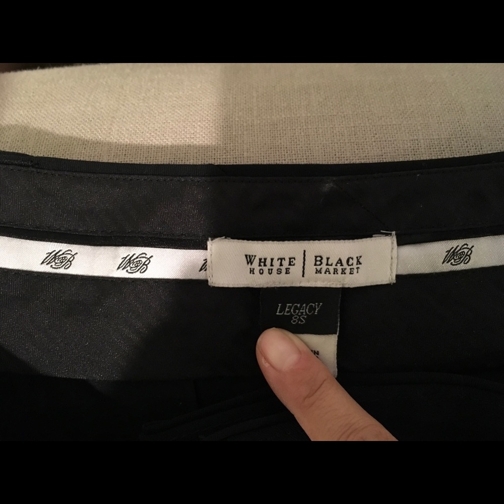 White House Black Market Black Slacks